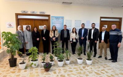 مركز الليزر يشارك في حملة يوم التشجير الوطني